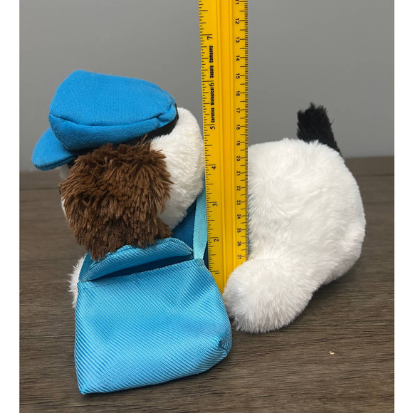 Special Delivery Postal Puppy w/ Mail bag Super Soft‎ and Super Cute 8" - Picture 6 of 6